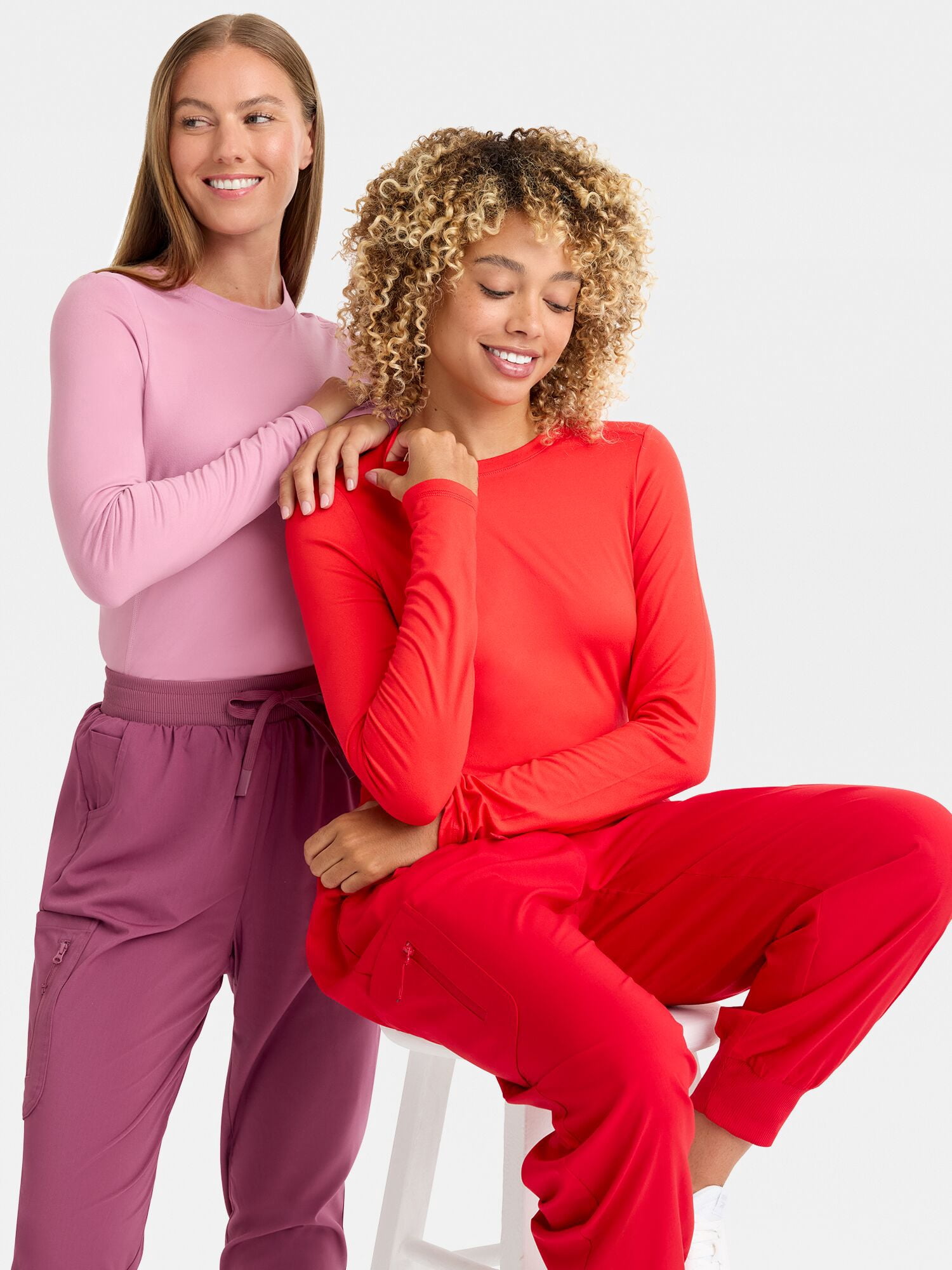 Reebok Women's Under Scrub Top with Moisture Wicking, 1 Pack Sizes S-3XL