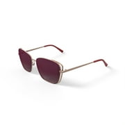 bebe Women's Rx'able Fashion Sunglasses, BBOS2000, Rose Gold, 55-16-140, with Case