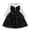 Black, variant on Loopsun 3-10 Years Girls Long Sleeve Removable Waist Belt Fashion Solid Dress Red, 5-6 Years