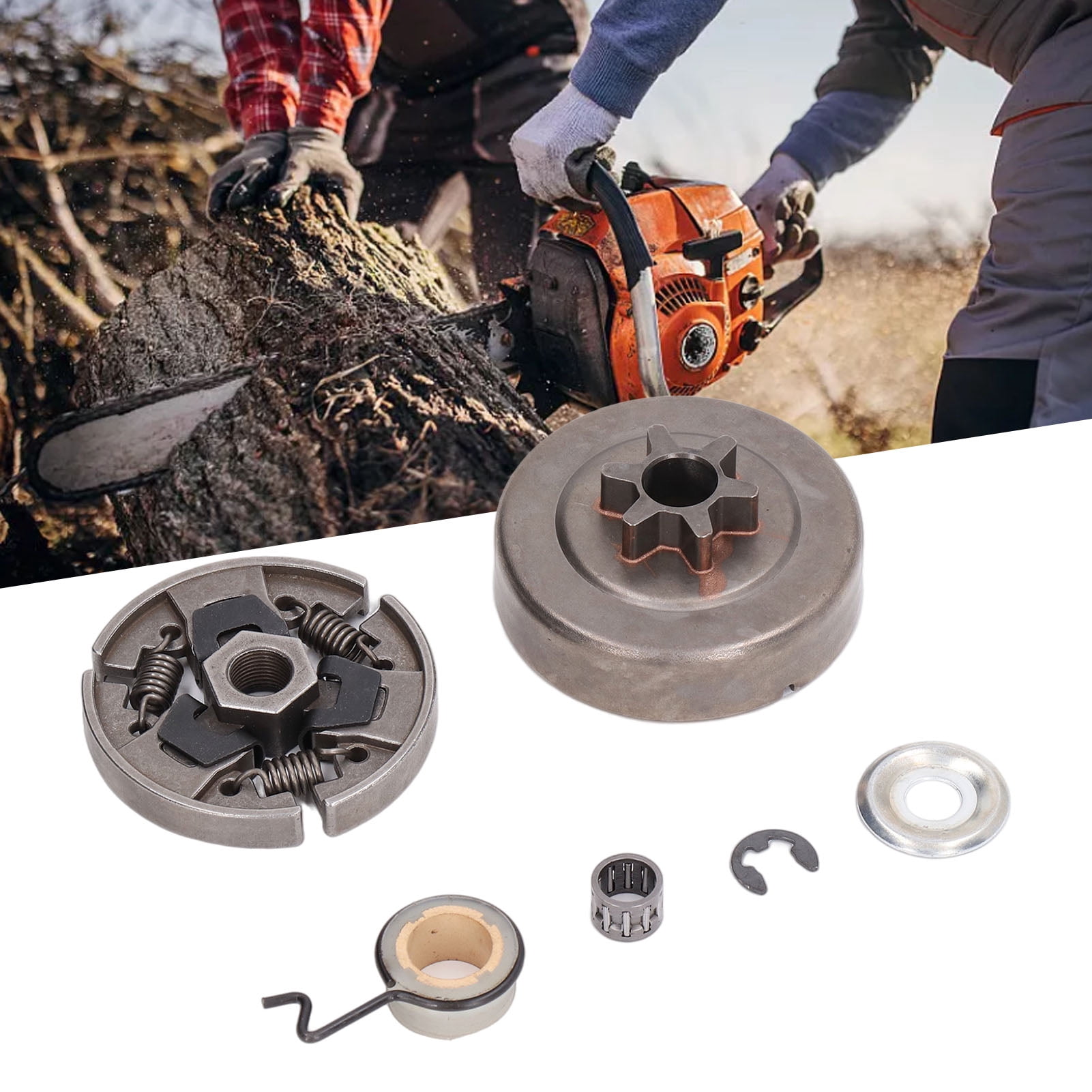 Weebll S ジャンク Kit 3/8LP Pitch Spur Sprocket Alloy Steel For Chainsaw For 017 018