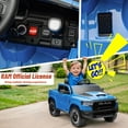 thumbnail image 3 of CASEMIOL 12V Kids Ride on Toys Truck with Remote Control, Licensed RAM 1500 Electric Car for Kids 3-5 Yrs with Key Switch, 4 Wheel Suspension, LED, Bluetooth, Music, Gift for Boys & Girls, Black, 3 of 9