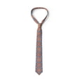 thumbnail image 3 of Ethnic Necktie, Oriental Geometric Motif, Dress Tie, 3.7", Multicolor, by Ambesonne, 3 of 3