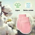 thumbnail image 3 of 4 Pairs Newborn Baby Mittens Infant Toddler Gloves No Scratch Mittens Cotton Gloves for 0-6 Months Baby Boys Girls, 3 of 5