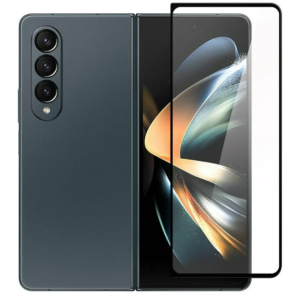 For Samsung Galaxy Z Flod 4 Full Cover 3D-Touch Layer 2.5D Round Edge 9H Ultra-Clear Tempered Glass Screen Protector Black