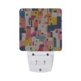 thumbnail image 5 of Yayeee LED Plug in Night Light for The Home with Auto Dusk to Dawn Light Sensors, 2 Pack, Art Geometric, 5 of 6