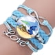 thumbnail image 3 of Disney-Pulseras multicapa de Lilo y Stitch para niñas, joyería de Anime, pulsera de gemas de tiempo de dibujos animados, regalo de cumpleaños para niños, 3 of 5