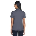 thumbnail image 2 of CORE365 CE101W Women's Balance Colorblock Performance Piqué Polo-BLACK/ CARBON-2XL, 2 of 3