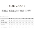 thumbnail image 3 of Gildan - Softstyle T-Shirt For Men, 4.5 oz. 100% Ring-Spun Cotton Bulk Tee, Assorted Short Sleeve Crewneck Plain Tees, Multi Pack Solid T-shirts (Dark Color 6 Pack, 3XL), 3 of 7