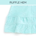 thumbnail image 5 of Disney Frozen Toddler Girls' Hooded Terry Cloth Swim Cover-Up Anna and Elsa Snowflake Aqua, 5 of 10