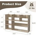 thumbnail image 2 of Jerry & Maggie Extra Large Desk Organizer Shelves for Office Organization, Multi Units Storage Rack Home Office Accessories, Office Must Haves Desk Shelf for Top of Desk, Grey, 2 of 5
