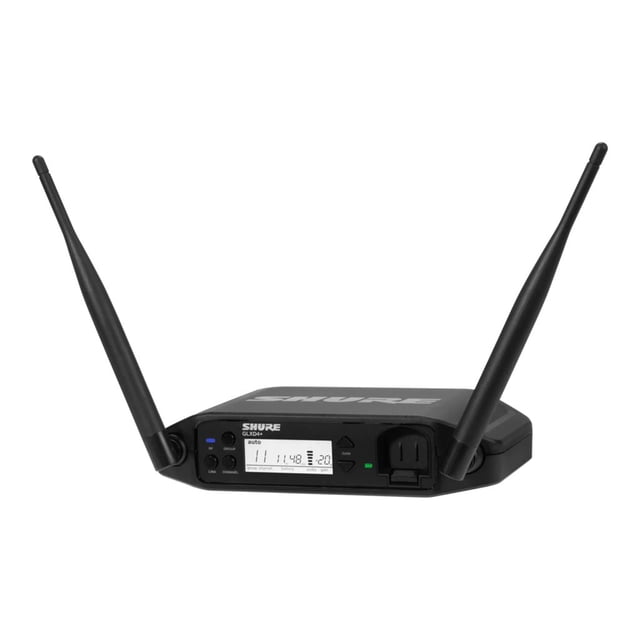 Shure GLXD4+ - Récepteur audio Sans Fil pour Système de microphone Sans Fil - Numérique, Double Bande, de Table