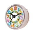 thumbnail image 2 of hengtong Bathroom Shower Clock Educational Clock Colorful Modern Compact Small for Mirror white, 2 of 10