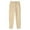 A-Beige376, variant on XIAONU Men's Beige Casual Pants Elastic Waist Drawstring Loose-Fit Trousers Soft Comfort Relaxed Pant