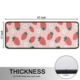 thumbnail image 5 of Kitchen Rugs Sets Of 2,Strawberry Plants Fruit Flowe Anti Fatigue Kitchen Mat Rugs Non Slip Washable,Decorative Kitchen Floor Mats for Kitchen,Sink,Laundry,17"x47"+17"x47", 5 of 5