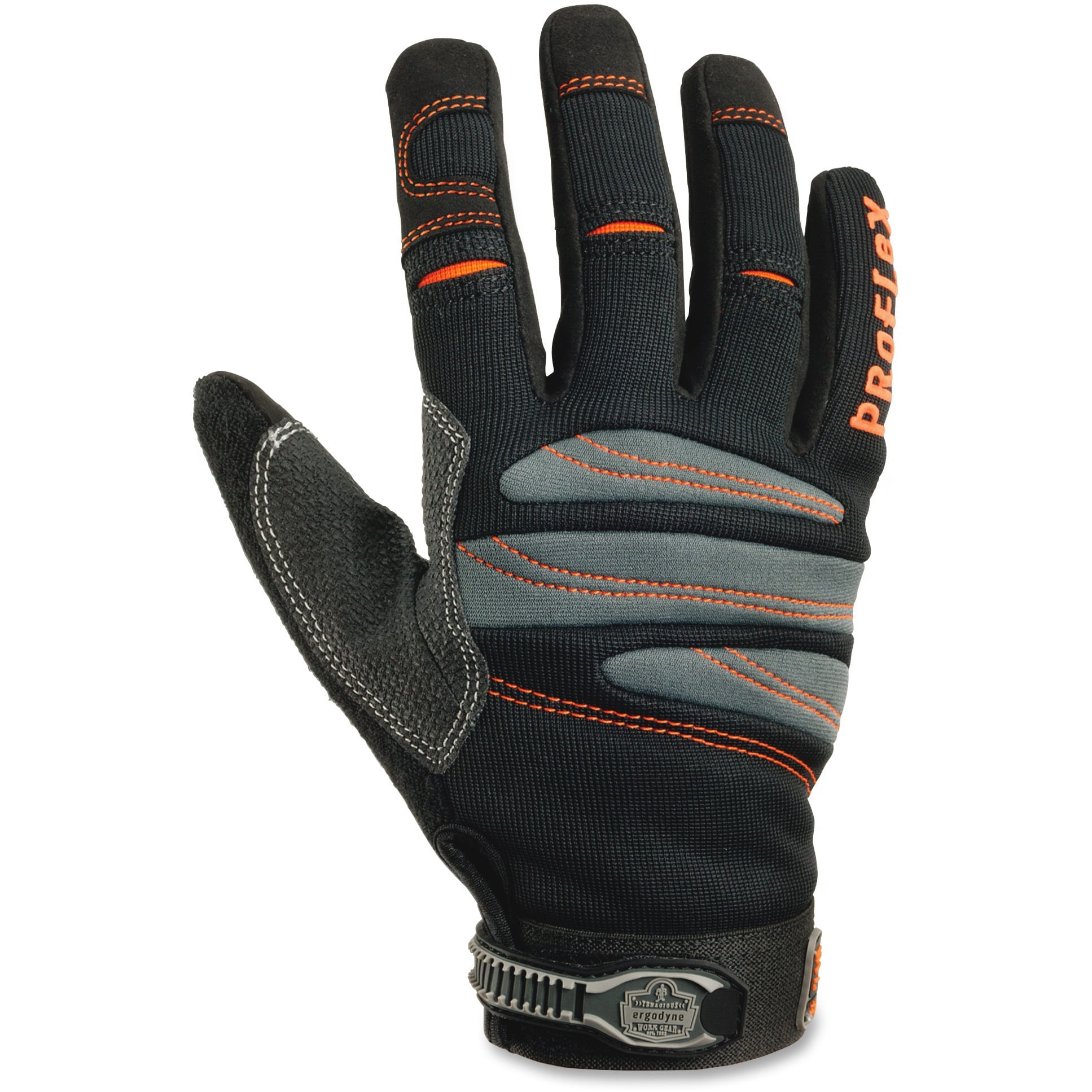 ProFlex FullFinger Trades Gloves, Black, 2 / Pair (Quantity)
