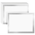 thumbnail image 1 of Papel certificado Juvale Silver Foil, 50 hojas, tamaño A4, 1 of 9