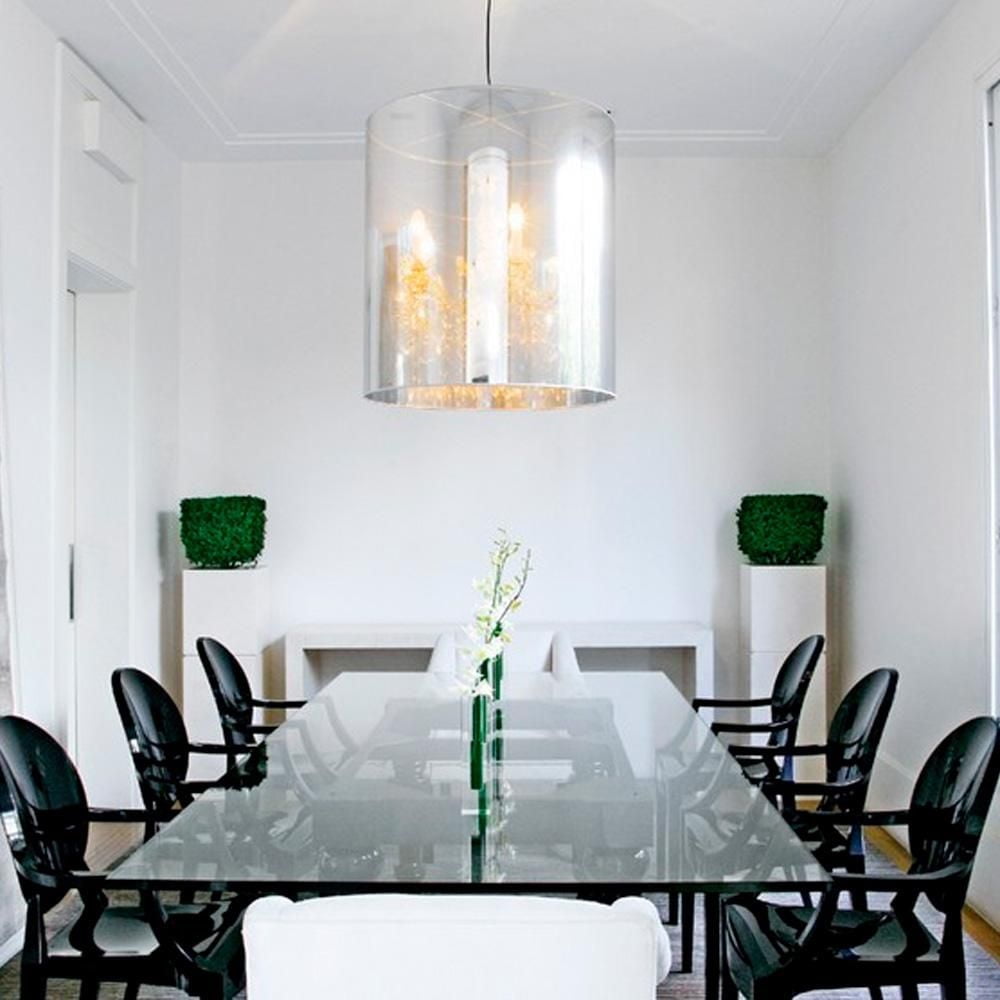 Chaise à accoudoirs en plastique Heavenly Collection pour salle à manger