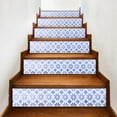 thumbnail image 5 of 6Pcs Ceramic Tile Staircase Stickers Home Office Hotel Removable Stairs Decoration, 5 of 8