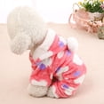 thumbnail image 3 of Pet's heart four leg clothes Dog's warm cotton clothes Pet's clothes Pet's coral velvet, 3 of 6