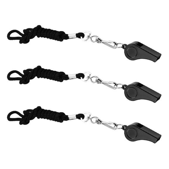FRCOLOR 3 PCS Dog Whistle Training Football for Child Black
