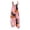 Pink, variant on Womens Halloween Overalls Skeleton Skull Sleeveless Backless Spooky Overalls Bat Castle Halter Funny Jumpsuits, 4XL