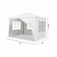 thumbnail image 3 of Carpa Plegable 3x3 Metros con Paredes y Ventanas | Toldo Blanco para Eventos, Jardín y Fiesta, 3 of 5