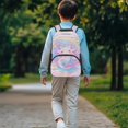 thumbnail image 3 of Uorisanigo Rainbow Axolotl School Backpack for Kids 6-12 Year, 17 Inch Lightweight Daypack with Adjustable Padded Straps, Perfect for Elementary Kindergarten, 3 of 7