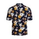 thumbnail image 3 of Camisa de playa de manga corta para hombre, camisa informal a la moda con estampado de cuello vuelto y botones para vacaciones de verano, 3 of 7