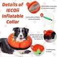 thumbnail image 2 of Inflatable Dog Cone Collar - Soft Alternative for Post-Surgery Recovery, Stop Licking - Waterproof Protective Neck Donut for Small, Medium, Large Dogs, 2 of 4