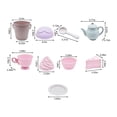 thumbnail image 3 of Beach Sand Bakery Play Set With 9 Piece Pastry Mold Tools, Pail Bucket Storage Net Bag For Indoor Outdoor Fun, 3 of 8
