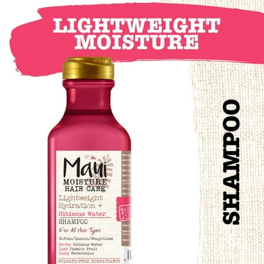 Maui Moisture Lightweight Hydration   Hibiscus Water Shampoo, 13 oz