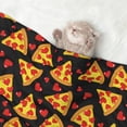thumbnail image 2 of Sigee Cartoon Pizza for Pet Blanket for Dog Cat Puppy Blanket Cat Blankets for Small and Medium Pets-Large, 2 of 8