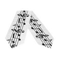 thumbnail image 1 of EREHome Music Note Table Runner 13x90 Inches White Table Top Decoration, 1 of 5