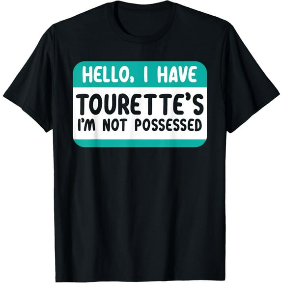 t-shirt I Have Tourette Syndrome Awareness Teal Ribbon Disorder T-Shirt mens,black,women,funny,journey,Crew Neck, Short Sleeve,printing