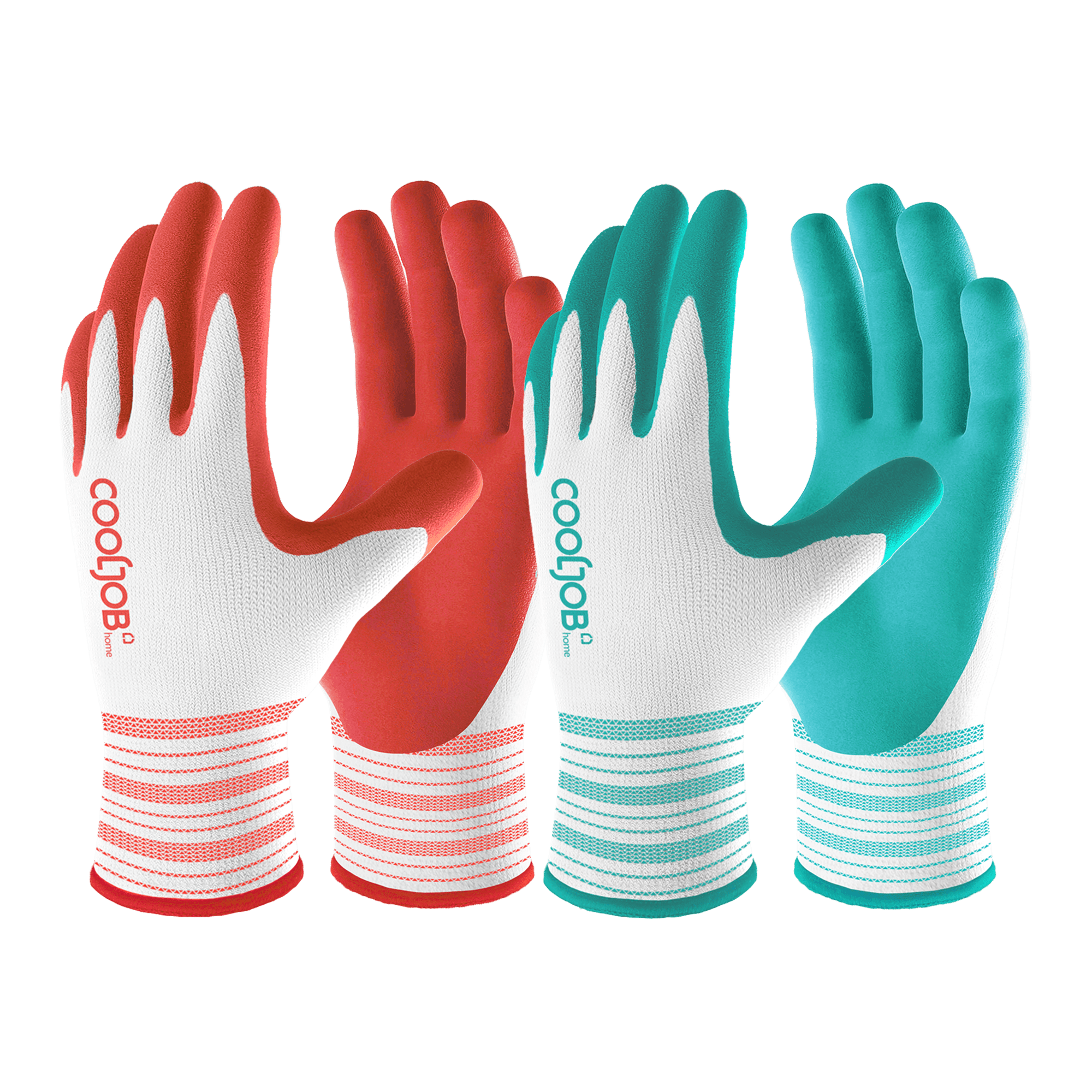 COOLJOB Gardening Gloves for Women and Ladies, 6 Pairs Breathable