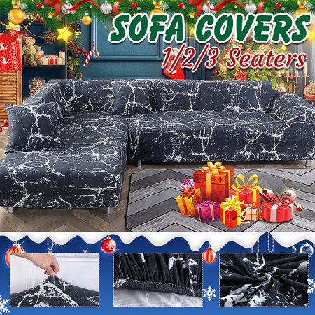 Polyester Stretch Sofa Covers 1 2 3 4 Seats 3 Colors Chair Couch