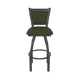 thumbnail image 5 of 870 Hadleigh 36" Swivel Bar Stool with Pewter Finish and Canter Pine Seat and Back, 5 of 5