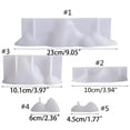 thumbnail image 3 of hejhncii Mountain Peak Silicone Mold for Candle and Soap Making - Easy to Clean and Store, Perfect for Beginners and Hobbyists, 3 of 11