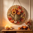 thumbnail image 5 of Kbndieu Fall Hanging Decorations for Home Diamond Art Painting Kits for Adults Beginner, Thanksgiving Autumn Harvest Special Shaped Pearl Painting Kits Gifts for Home Door Wall Decor, 5 of 5