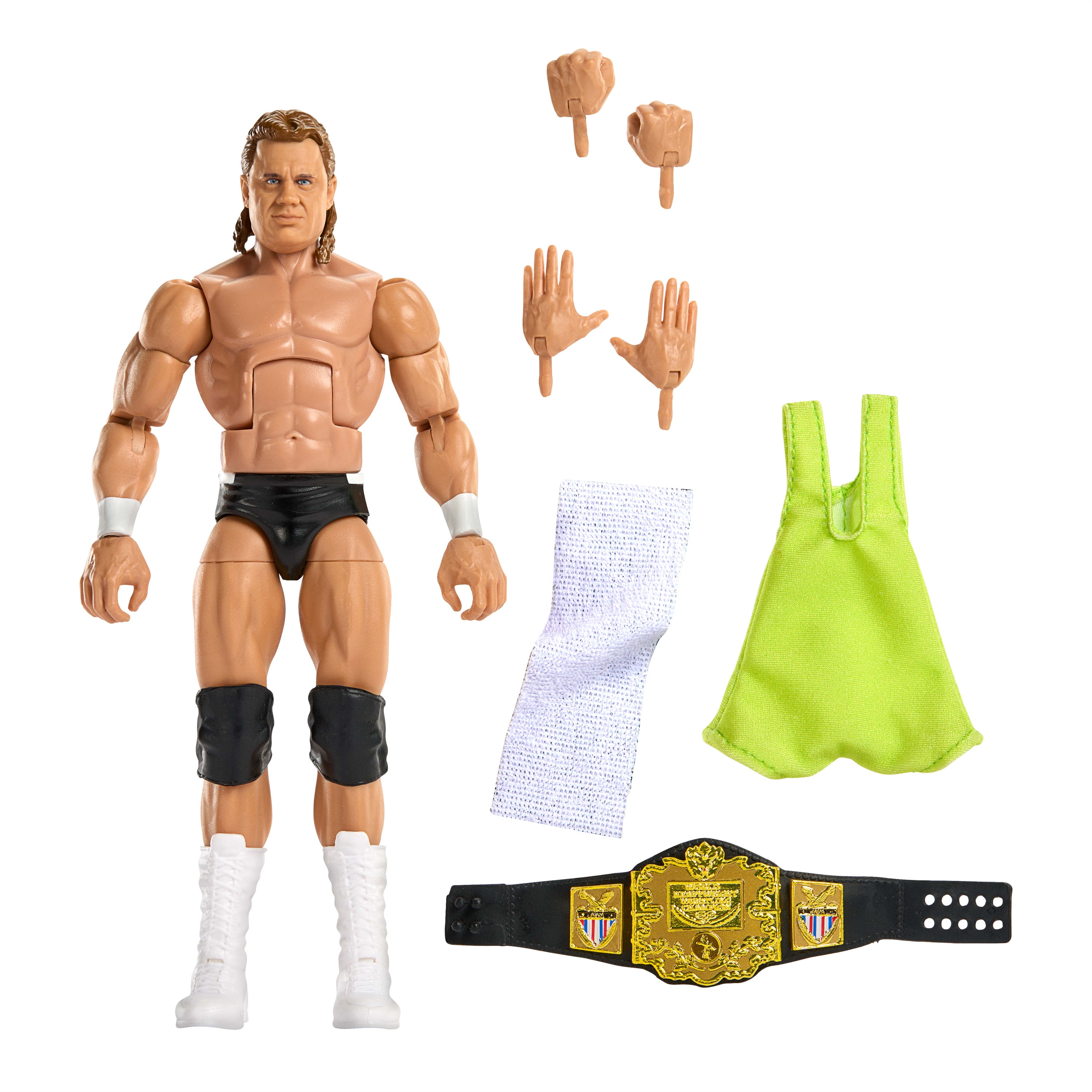 WWE Elite Legends Curt Hennig Action Figure & Accessories, Series 29 6-inch Collectible Set - Walmart Exclusive