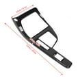 thumbnail image 2 of Gear Shift Panel Cover Trim, Car ABS Updated Car Styling Gear Shift Panel Cover Trim Compatible, Carbon Fiber Style Updated Gear Shift Panel Cover Trim for B/MW X1 F48 2016-2019, 2 of 9