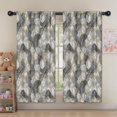 thumbnail image 5 of Blackout Kids Curtains,Gray Gold Hexagon Marble Pattern Childrens Insulated Curtains Set Of 2,Bedroom Essentials,Toddler Room Decor 52"x63", 5 of 5