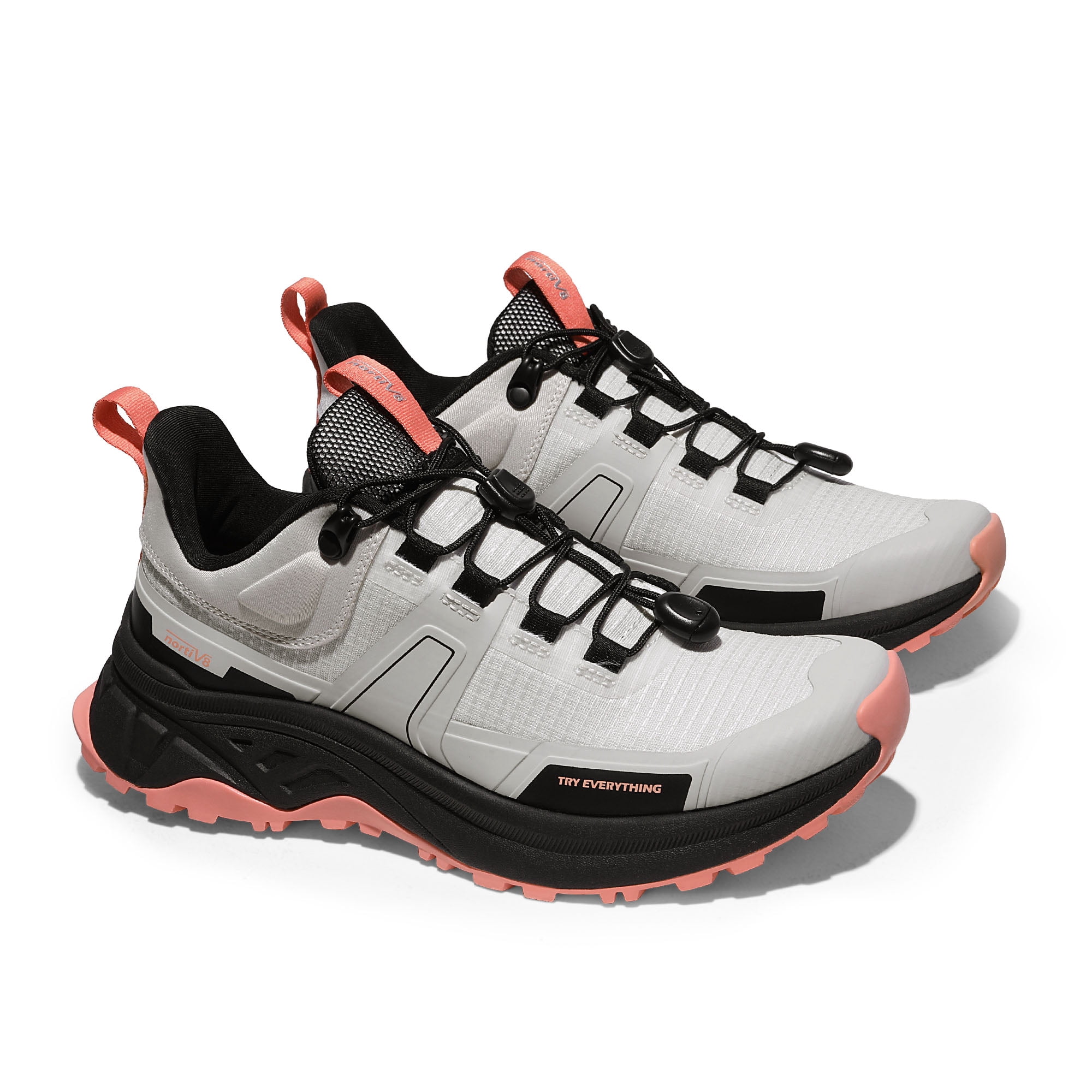 NORTIV 8 Women’s Lightweight Hiking Shoes Quick Laces Outdoor Fashion Sneakers Gladiator Style
