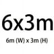 thumbnail image 3 of 2x2/3x2/6x3M Wedding Fairy String Light Christmas 300 LED Holiday Garland For Garden Party Outdoor Home Street Curtain Decor, 3 of 5