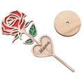 thumbnail image 2 of Mother's Day Wooden Rose Ornament Adds a Touch of Beauty and Sophistication Ornament for Home Car Office Decoration, 2 of 3