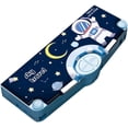 thumbnail image 1 of JHIJHOO Cartoon Pattern Multifunction Pencil Case with Pop Out Scissors & Pencil Sharpener, Assorted Colors, 1 of 5