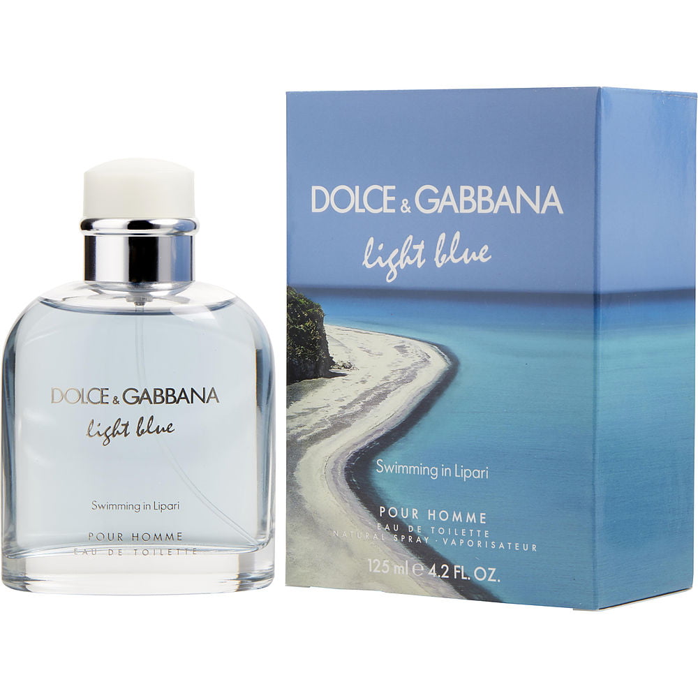 D & G Light Blue Swimming In Lipari Pour Homme Men Edt Spray 4.2 Oz ...