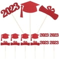 thumbnail image 3 of 15pcs Graduation Party Decorations Glitter Graduation Picks Party Vase Decorations Grad Table Decor, 3 of 8