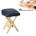 thumbnail image 1 of Tabouret en Bois - Bleu, 1 of 2