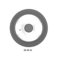thumbnail image 2 of Langgg Rust-proof Pot Lid Handle And Sealing Good Sealing Kitchen Pot Coverl Food Lids grey 28-30-32, 2 of 6